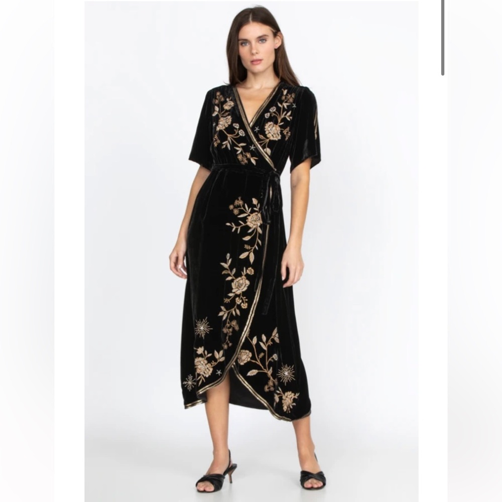 Ally Velvet Dress Johnny Was XS